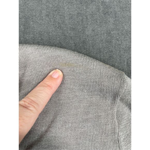 Preppy Varsity Stripe Cardigan BDG Women S Gray Button Up Collegiate Knit - Picture 3 of 10